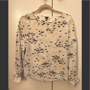 Ann Taylor floral blouse